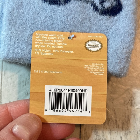 Animal Crossing: New Horizons Crew Socks & Fuzzy Crew Toe Socks Bundle - Picture 11 of 13